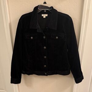 Style & Co. Dark Jean Jacket